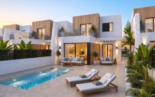 New Build Townhouses in Santa Rosalia Lake and Life Resort Murcia