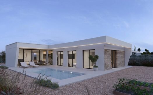 Exklusiva golfvillor i första linjen i Hacienda del Álamo, Costa Cálida