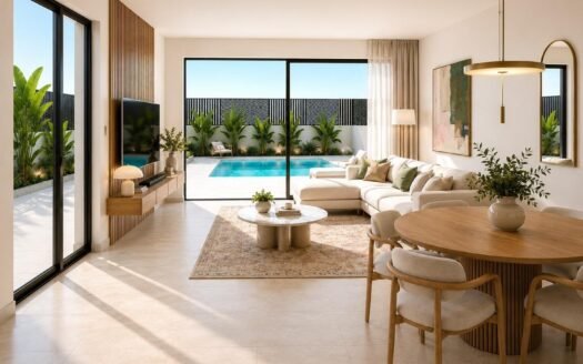 New Build Townhouses in Santa Rosalia Lake and Life Resort Murcia
