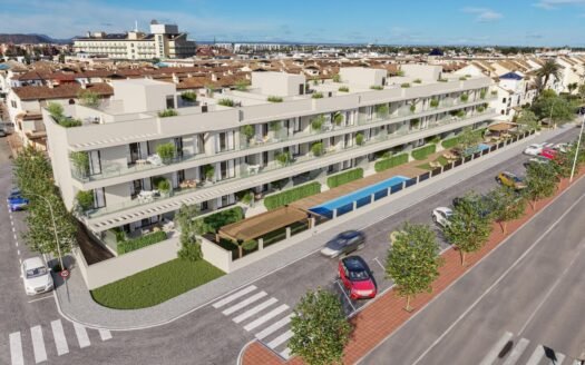 New Build Apartments 250 m from Los Narejos Beach in Los Alcazares