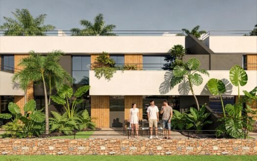 Newly built bungalows at Condado de Alhama Golf Resort, Murcia
