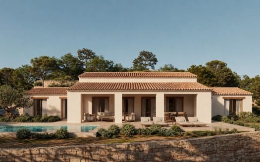 Nieuwbouw mediterrane villa op een groot perceel in Benissa