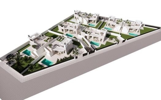 New Build Villas with private pool and solarium in San Luis, Torrevieja
