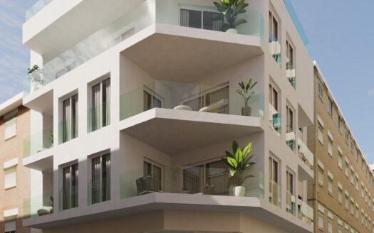 Apartamentos de nueva construcción cerca de la playa en el centro de Guardamar del Segura